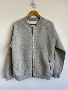 Sovereign Code Men's Princeton Quilted Super Soft Bomber Jacket Cotton Size XL